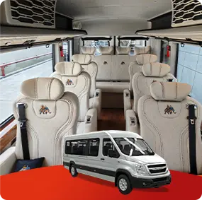 12 Seater Force Urbania Maharaja van for group travel