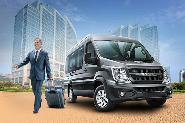 Corporate team travel in 9 seater Urbania executive van